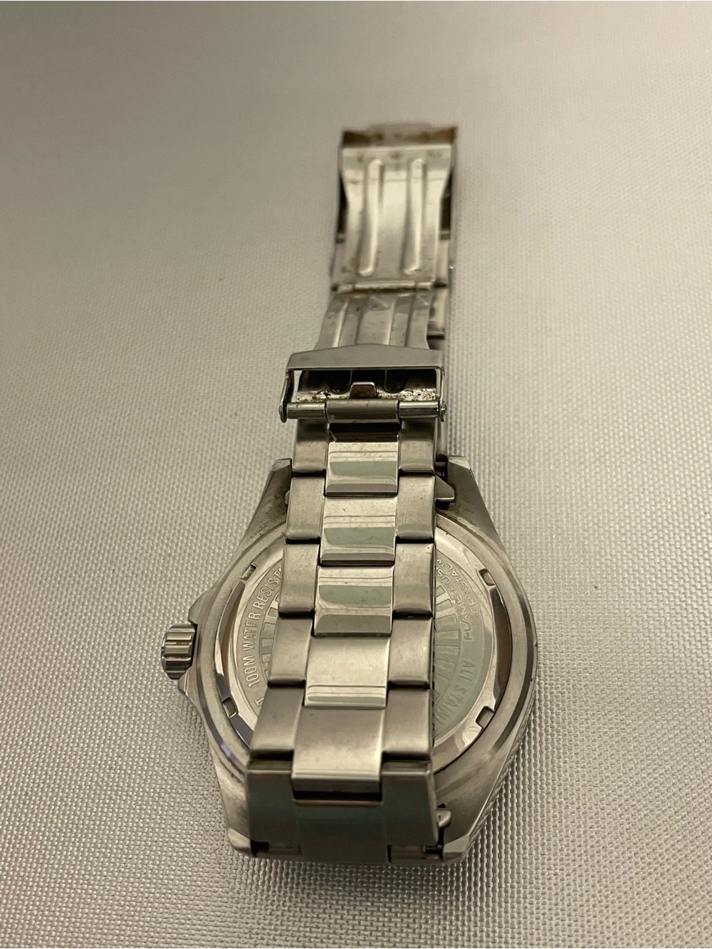 Invicta Stainless Steel Pro Diver Watch , 15184 Blue Face VGC Need Battery